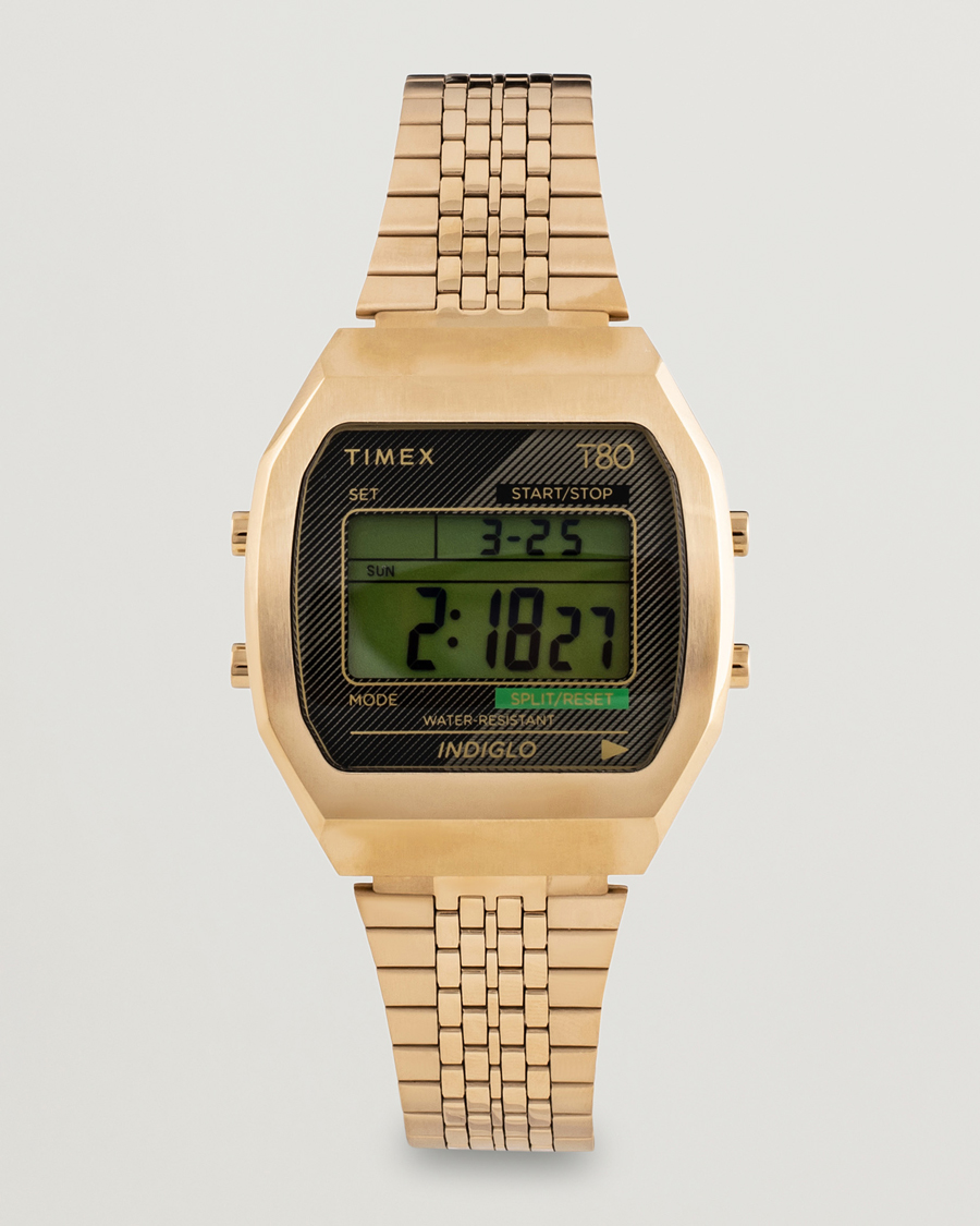 Herr | Timex T80 Stainless Steel 36mm Gold | Timex | T80 Stainless Steel 36mm Gold