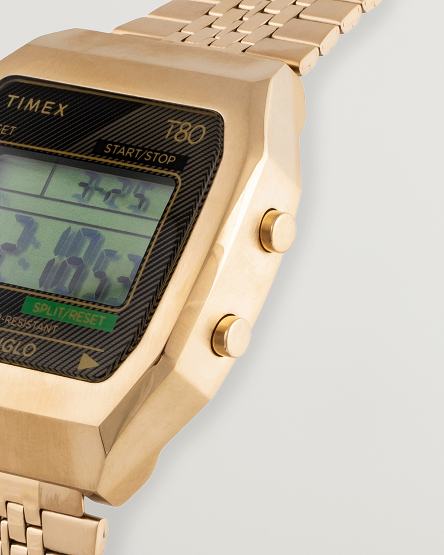 Herr | Timex T80 Stainless Steel 36mm Gold | Timex | T80 Stainless Steel 36mm Gold