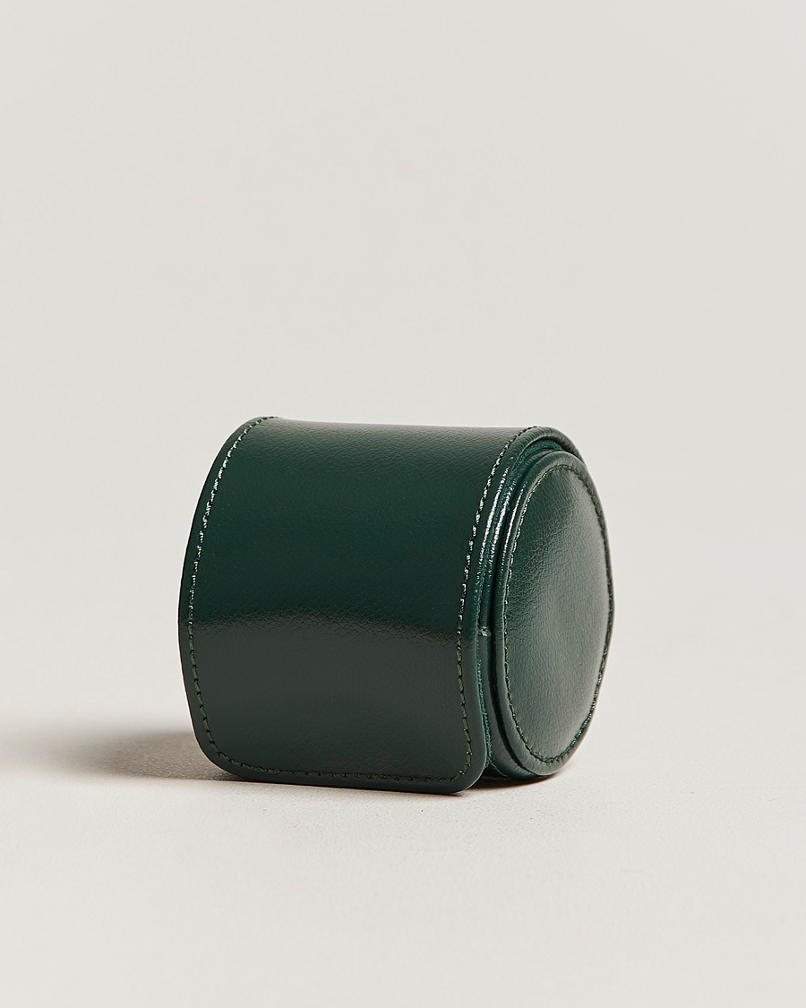 Herr | Klock- & smyckesetuin | WOLF | Single Watch Roll British Racing Green