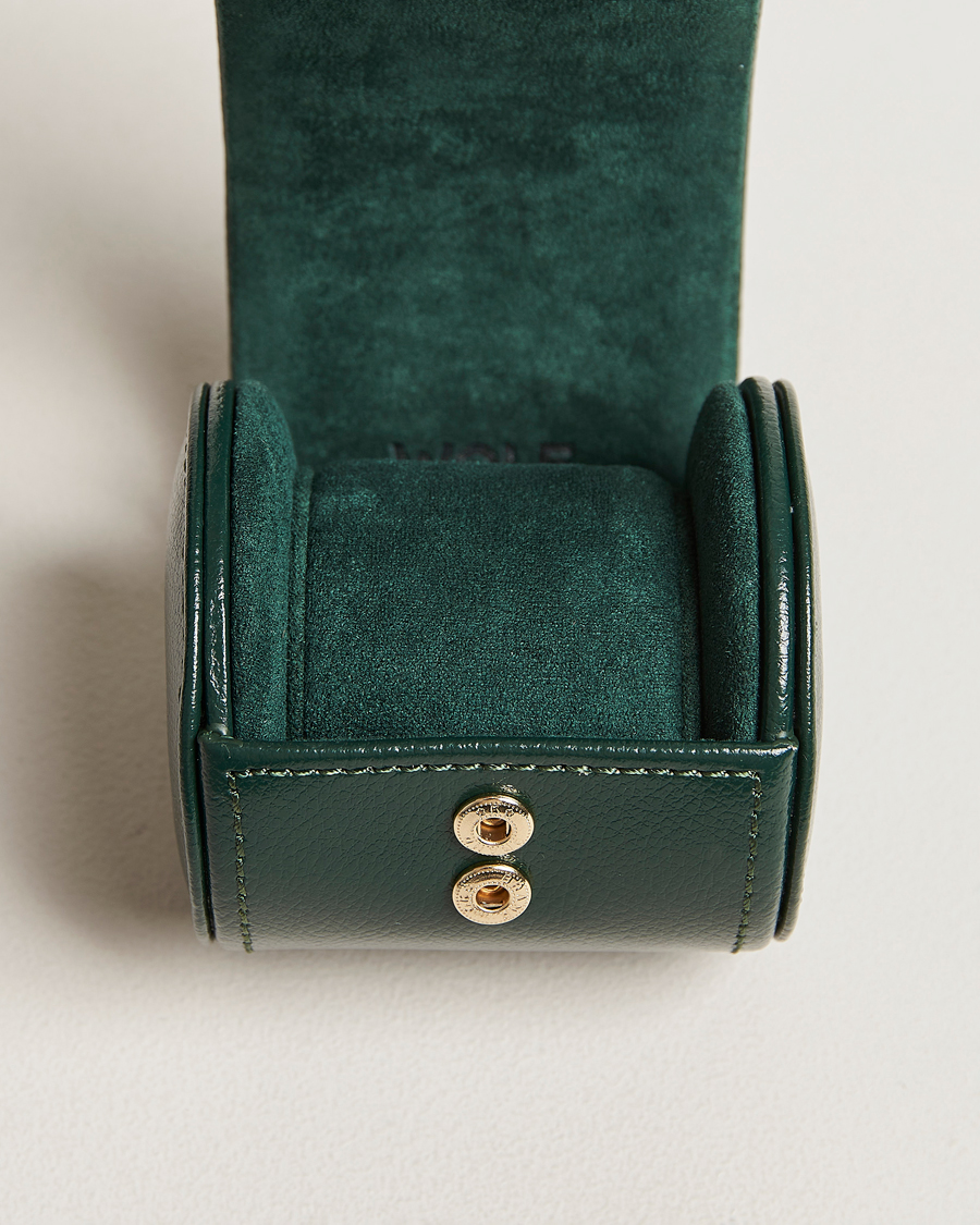 Herr | WOLF | WOLF | Single Watch Roll British Racing Green