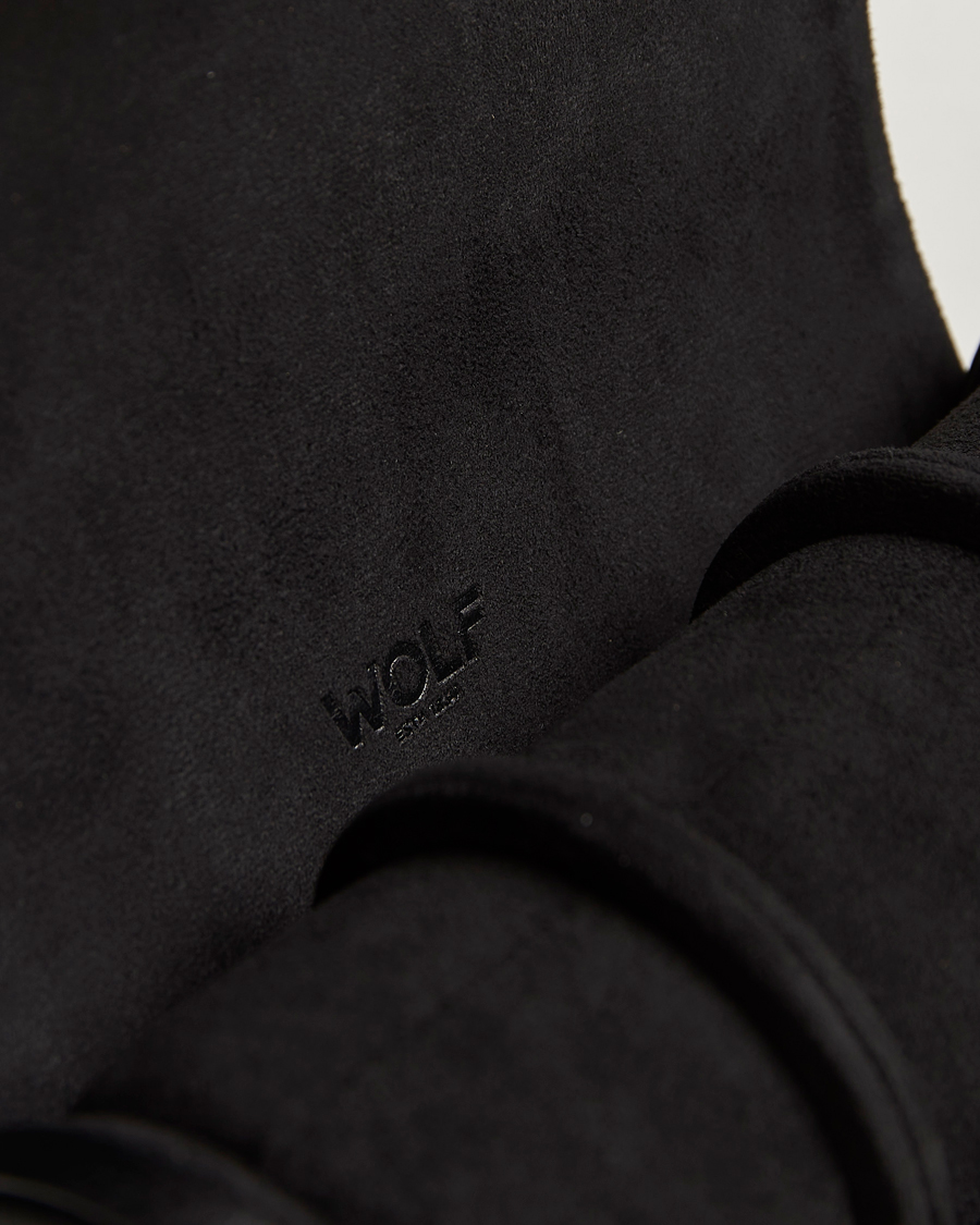 Herr | Klock- & smyckesetuin | WOLF | Triple Watch Roll Black