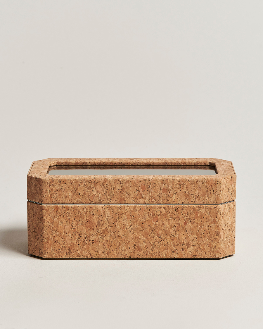 Herre | WOLF | WOLF | Cortica 4 Piece Watch Box Cork