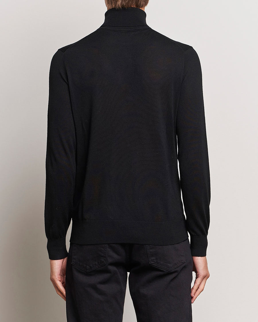 Herr | Tröjor | Tiger of Sweden | Nevile Extra Fine Merino Polo Black