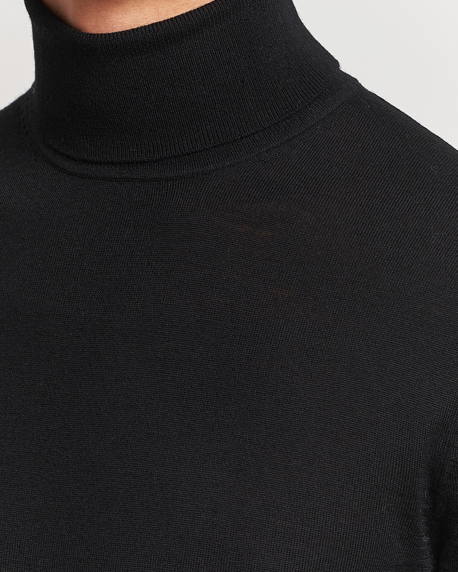 Herr | Tröjor | Tiger of Sweden | Nevile Extra Fine Merino Polo Black