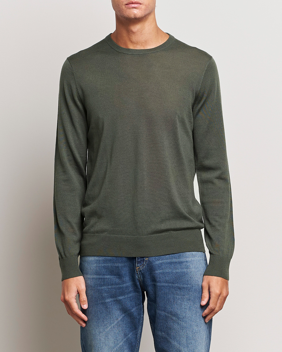 Herr |  | Tiger of Sweden | Nichols Crew Neck Pullover Forest Green