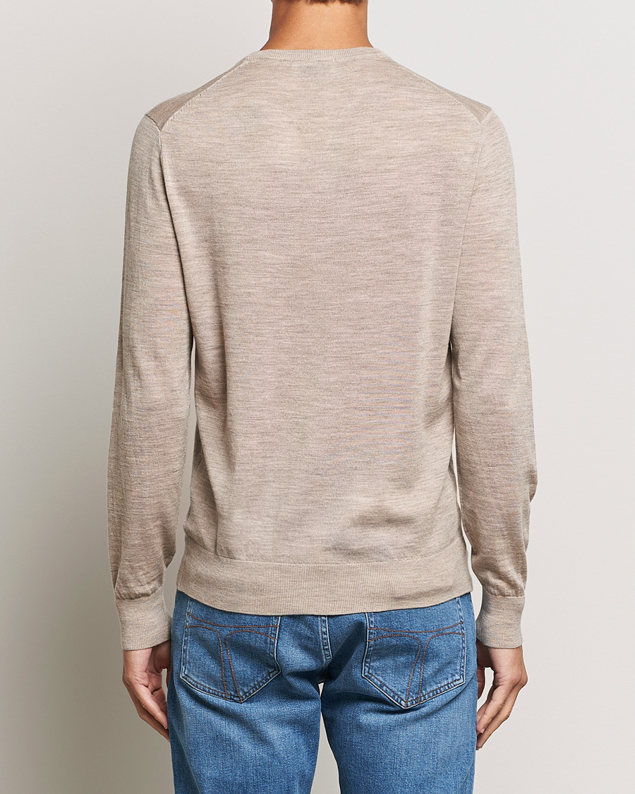 Herr | Tröjor | Tiger of Sweden | Nichols Crew Neck Pullover Beige Melange