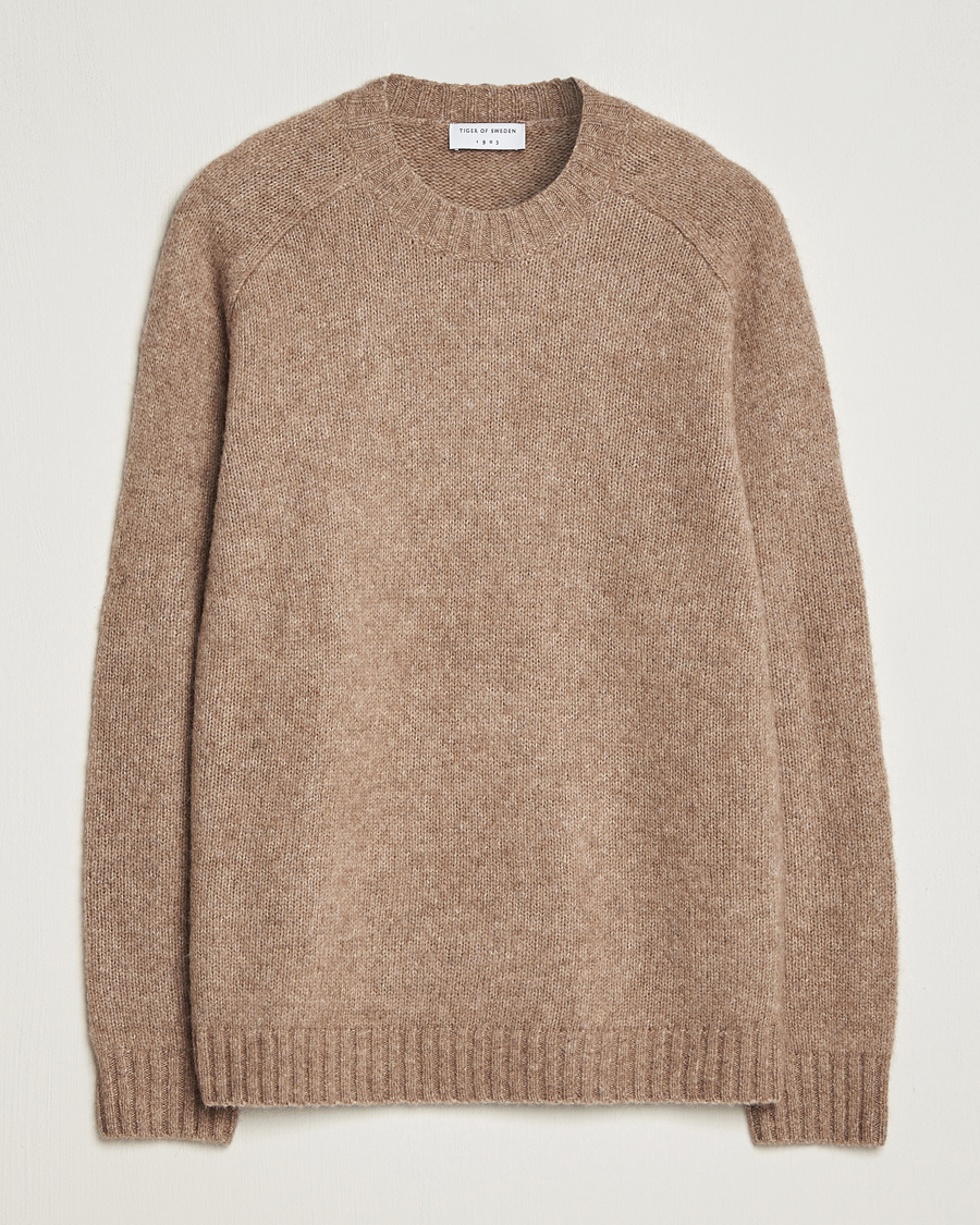 Herr | Tröjor | Tiger of Sweden | Adryan Crew Neck Pullover Olive Grey