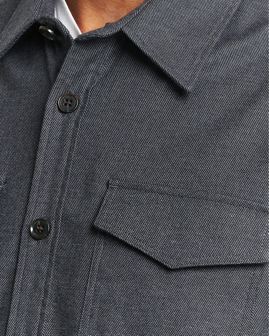 Herr | Skjortor | Tiger of Sweden | Arnou Cotton Pocket Shirt Grey