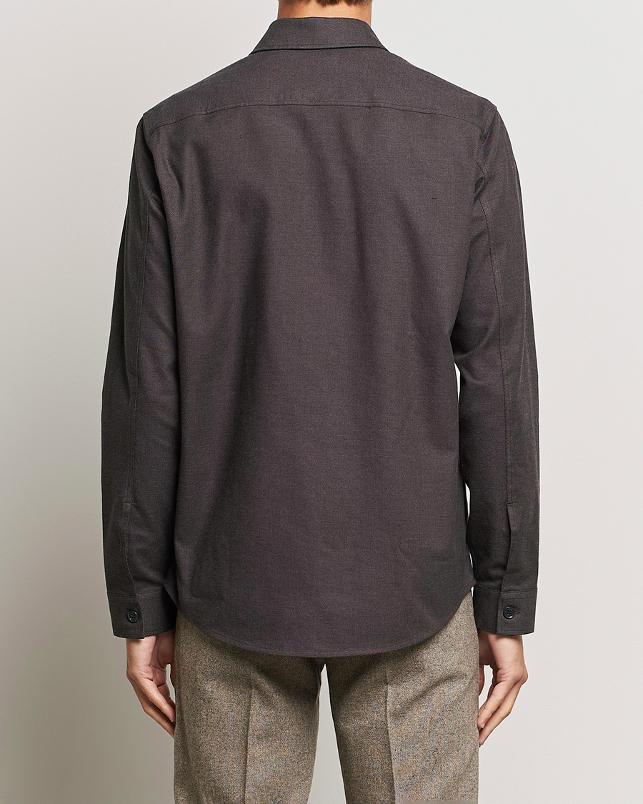 Herr | Skjortor | Tiger of Sweden | Arnou Cotton Pocket Shirt Brown