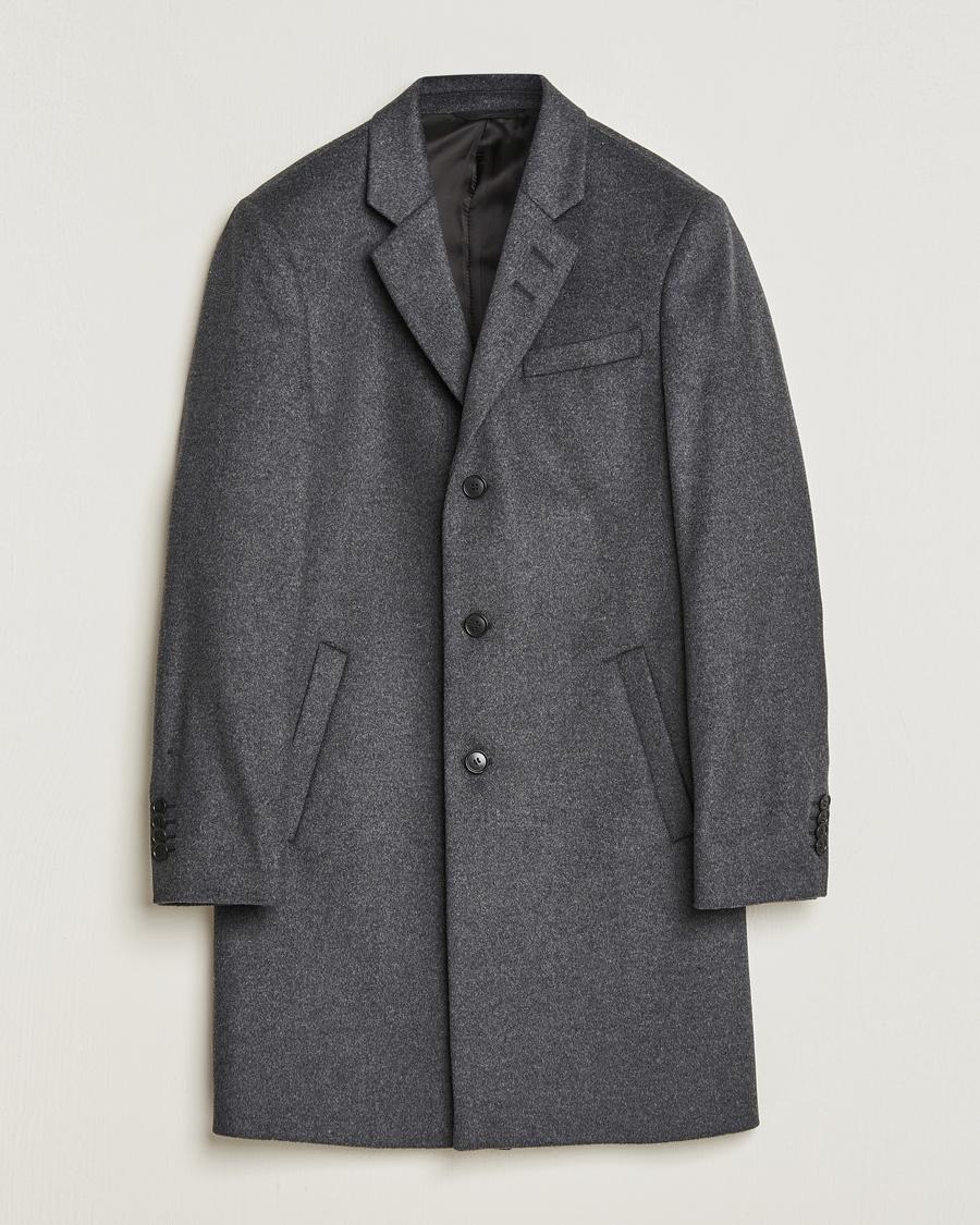 Herr | Jackor | Tiger of Sweden | Cempsey Wool Coat Grey Melange