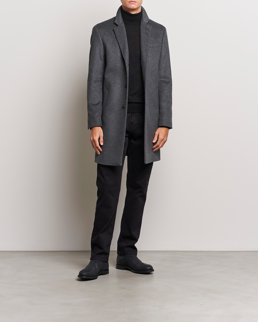 Herr | Jackor | Tiger of Sweden | Cempsey Wool Coat Grey Melange