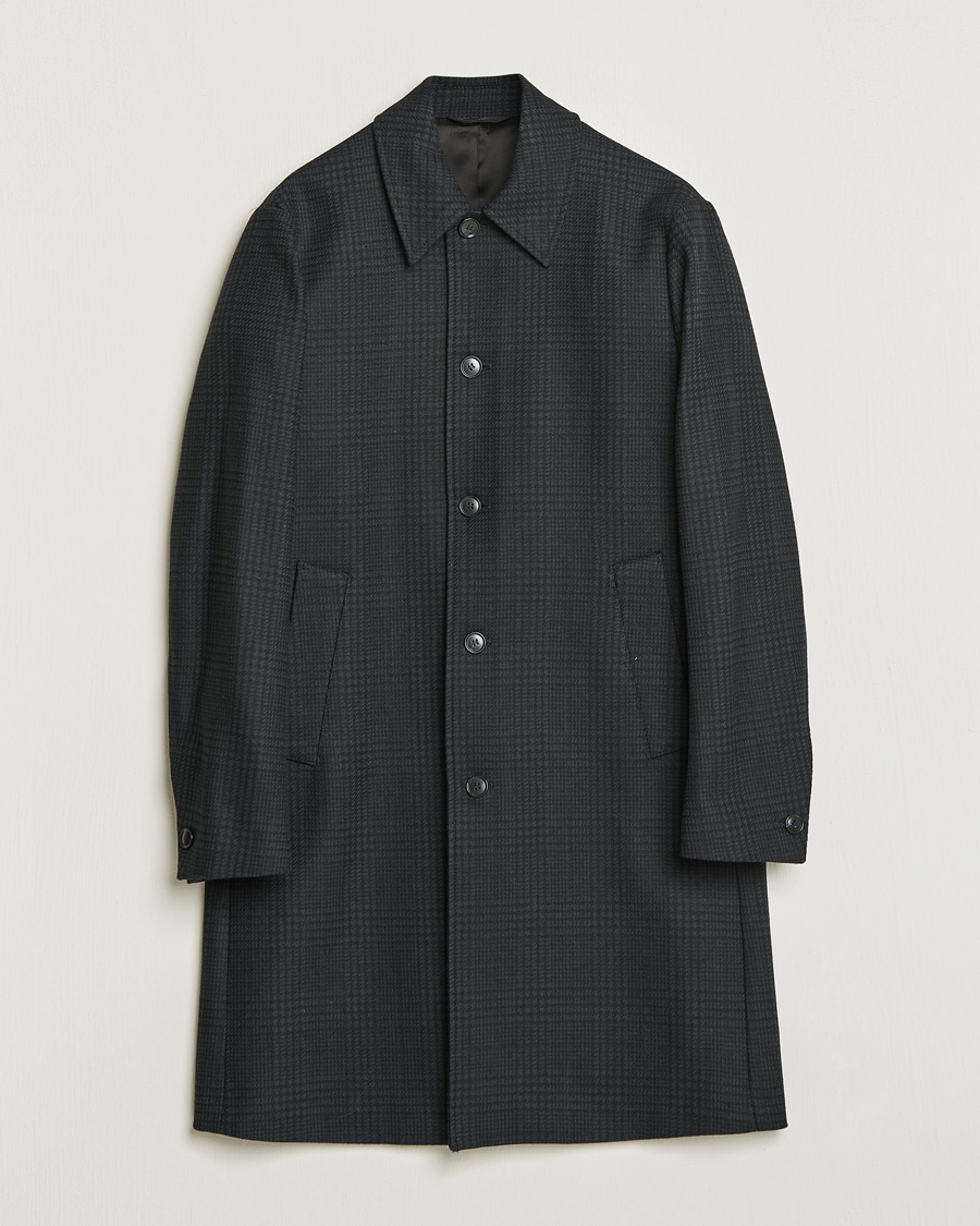 Herr | Jackor | Tiger of Sweden | Eliias Checked Coat Black