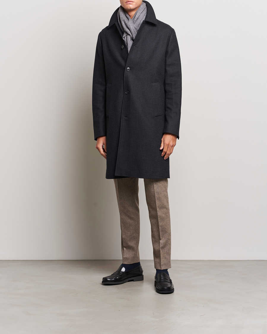Herr | Jackor | Tiger of Sweden | Eliias Checked Coat Black