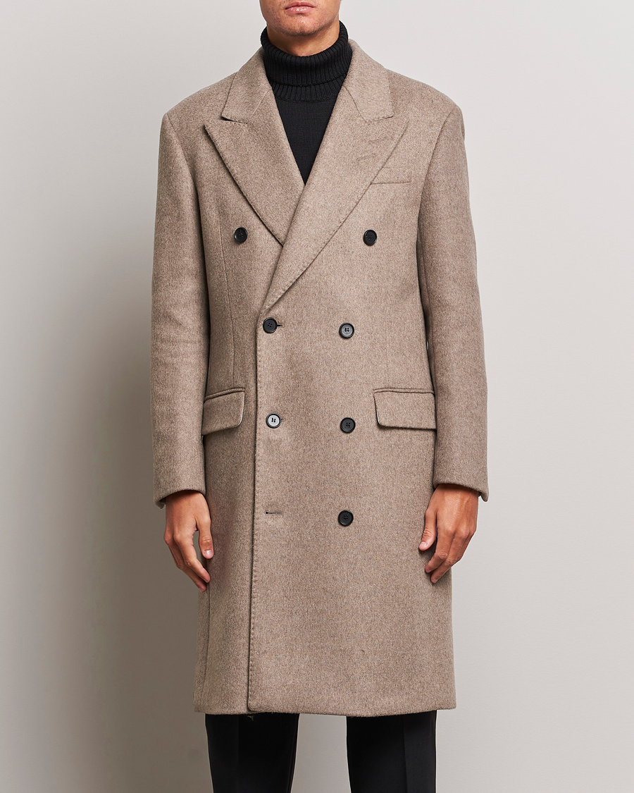 Herr | Jackor | Tiger of Sweden | Chiaver Double Breasted Coat Eggshell