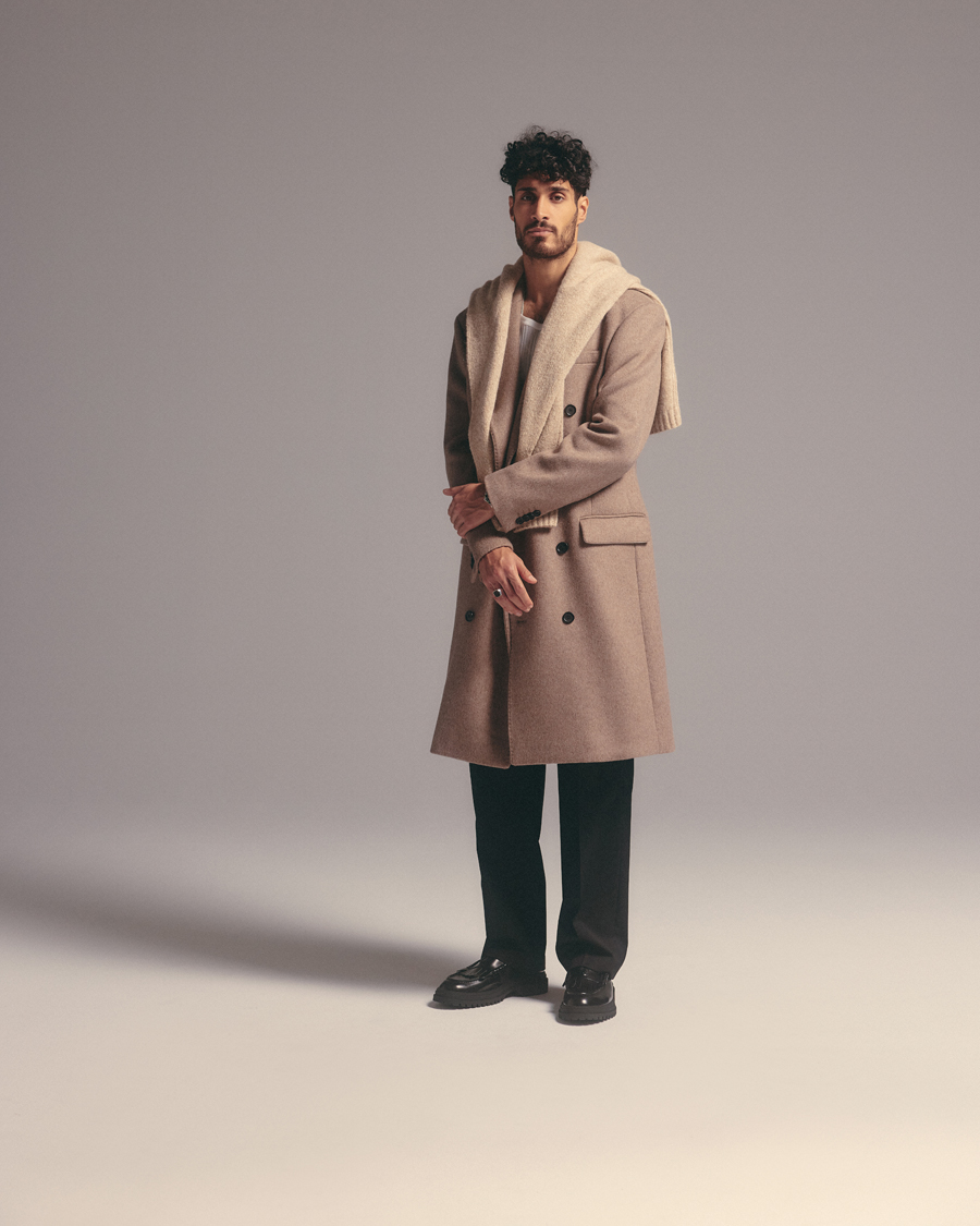 Herr | Jackor | Tiger of Sweden | Chiaver Double Breasted Coat Eggshell