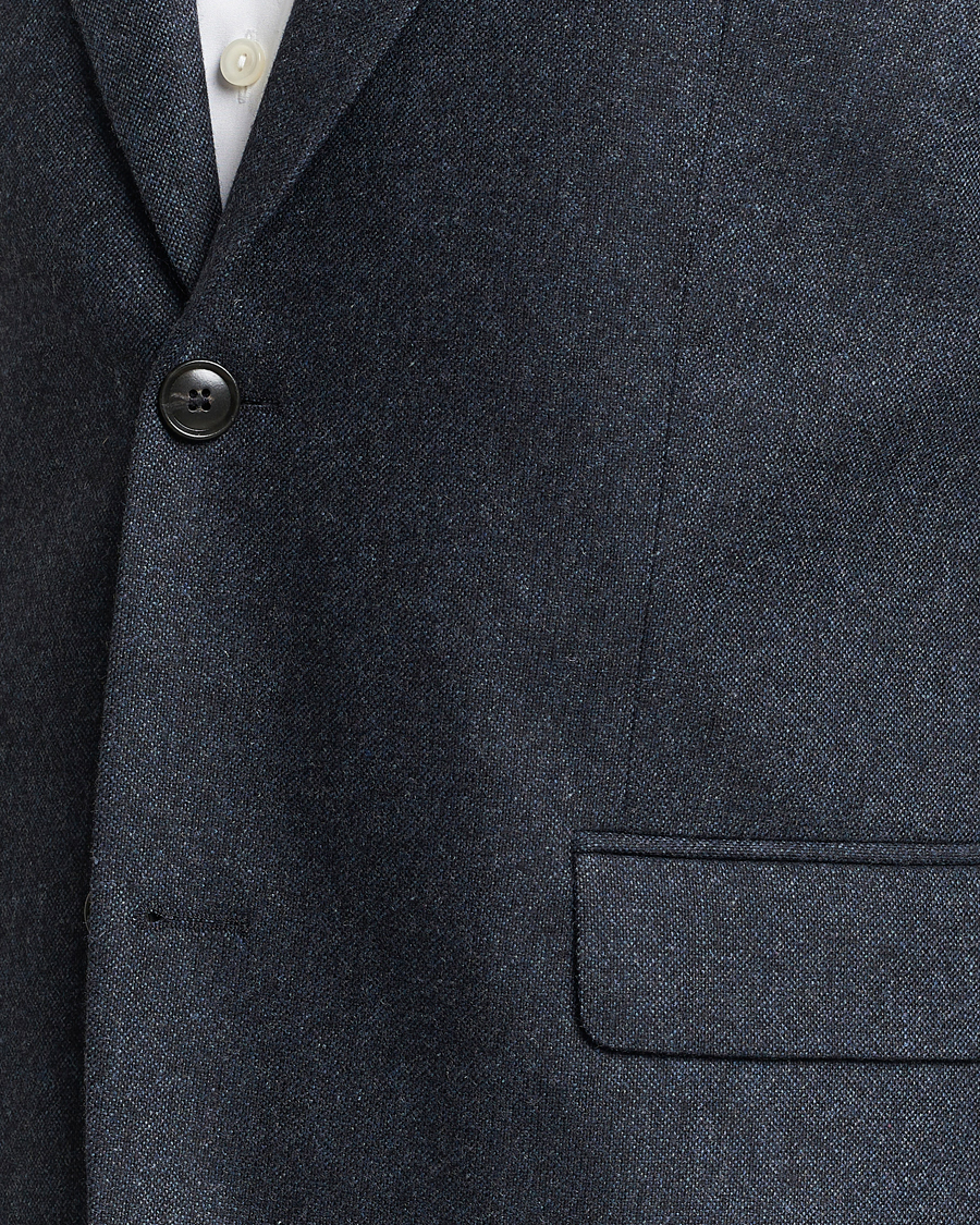 Herr | Kavajer | Tiger of Sweden | Justin Brushed Wool Blazer Midnight Blue