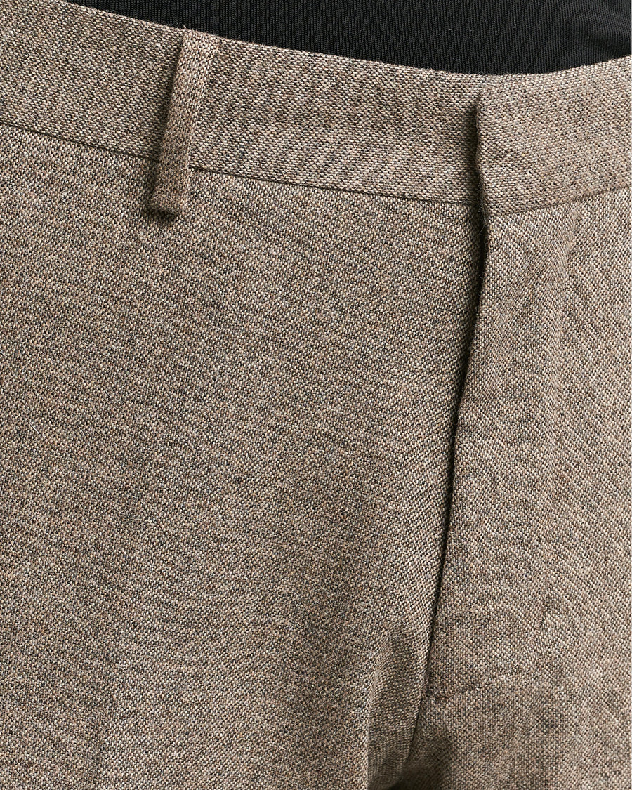 Herr | Byxor | Tiger of Sweden | Tenutas Brushed Wool Trousers Burlywood