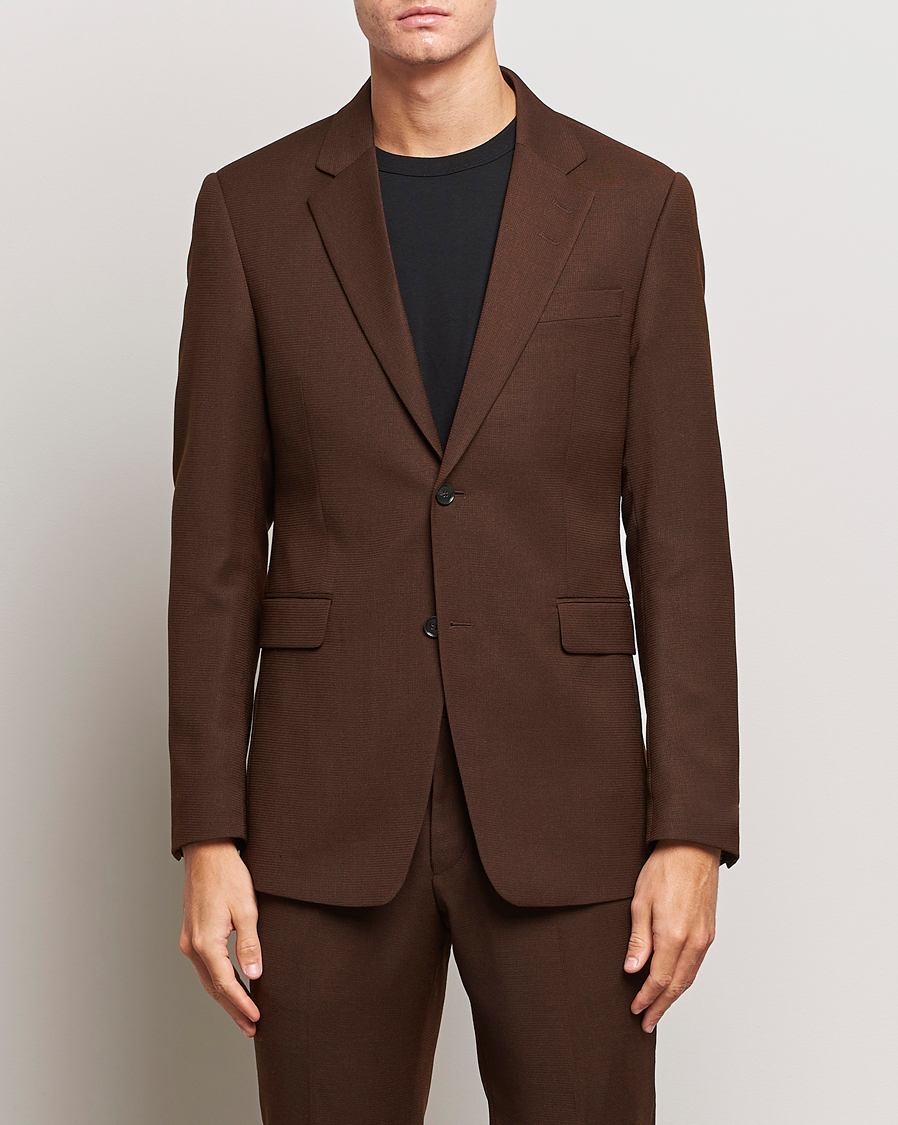 Herr |  | Tiger of Sweden | Justinn Travel Structure Blazer Golden Brown