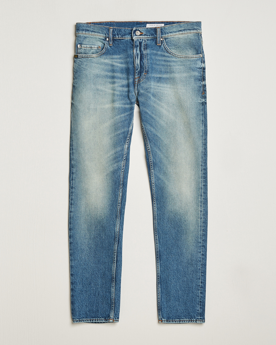 Herr | Jeans | Tiger of Sweden | Pistolero Stretch Cotton Jeans Light Blue