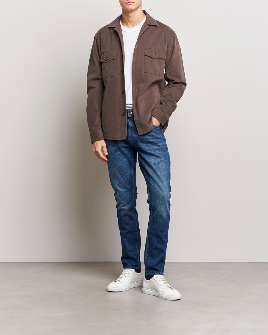 Herr | Jeans | Tiger of Sweden | Pistolero Stretch Cotton Jeans Dust Blue