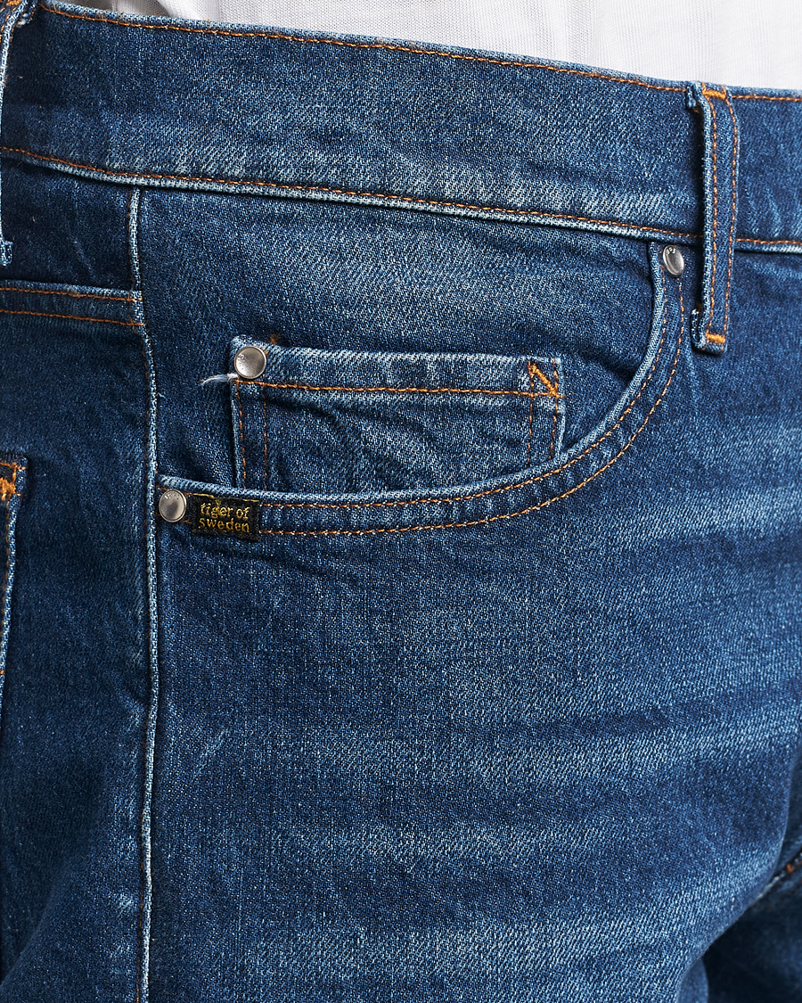 Herr | Jeans | Tiger of Sweden | Pistolero Stretch Cotton Jeans Dust Blue