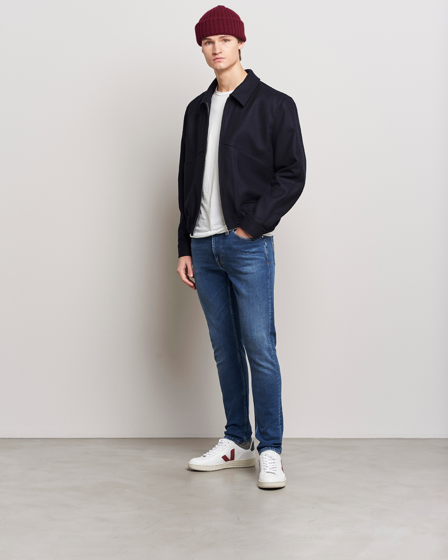 Herr | Jeans | Tiger of Sweden | Evolve Stretch Cotton Jeans Medium Blue