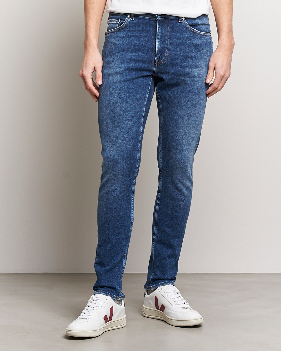 Herr |  | Tiger of Sweden | Evolve Stretch Cotton Jeans Medium Blue