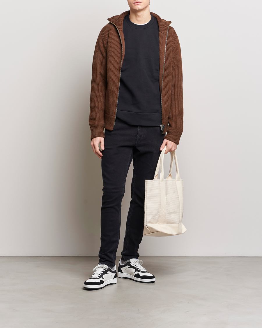 Herr | Jeans | Tiger of Sweden | Evolve Stretch Cotton Jeans Black