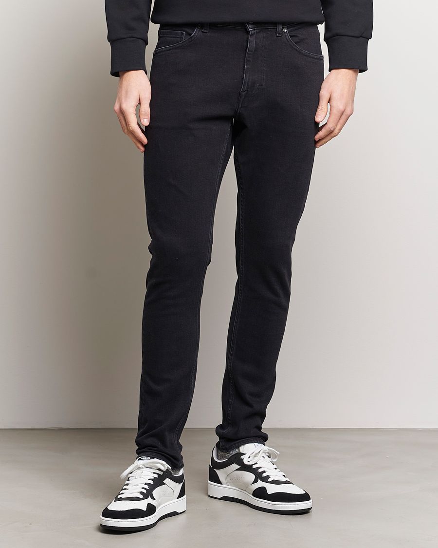 Herr | Jeans | Tiger of Sweden | Evolve Stretch Cotton Jeans Black
