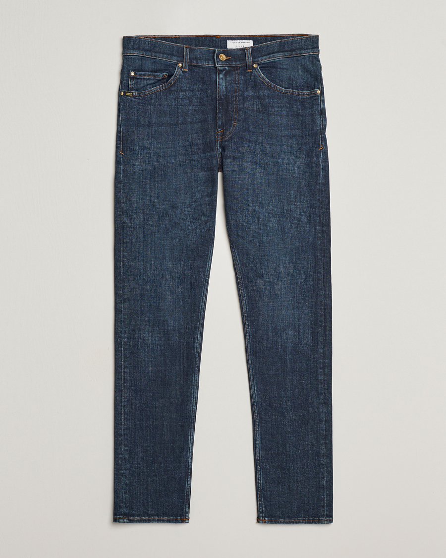 Herr | Jeans | Tiger of Sweden | Evolve Cotton Jeans Medium Blue