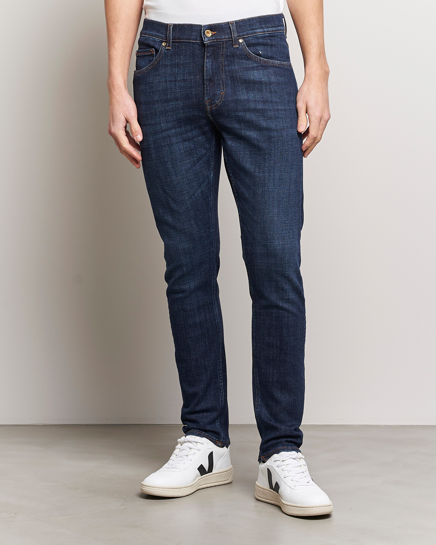 Herr | Jeans | Tiger of Sweden | Evolve Cotton Jeans Medium Blue