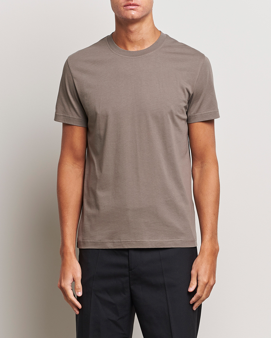 Herr | T-Shirts | Tiger of Sweden | Dillan Crew Neck T-Shirt Dark Stone