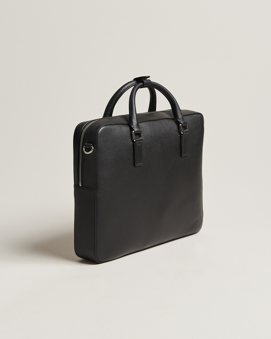 Herr | Tiger of Sweden Bowe Leather Briefcase Black | Tiger of Sweden | Bowe Leather Briefcase Black
