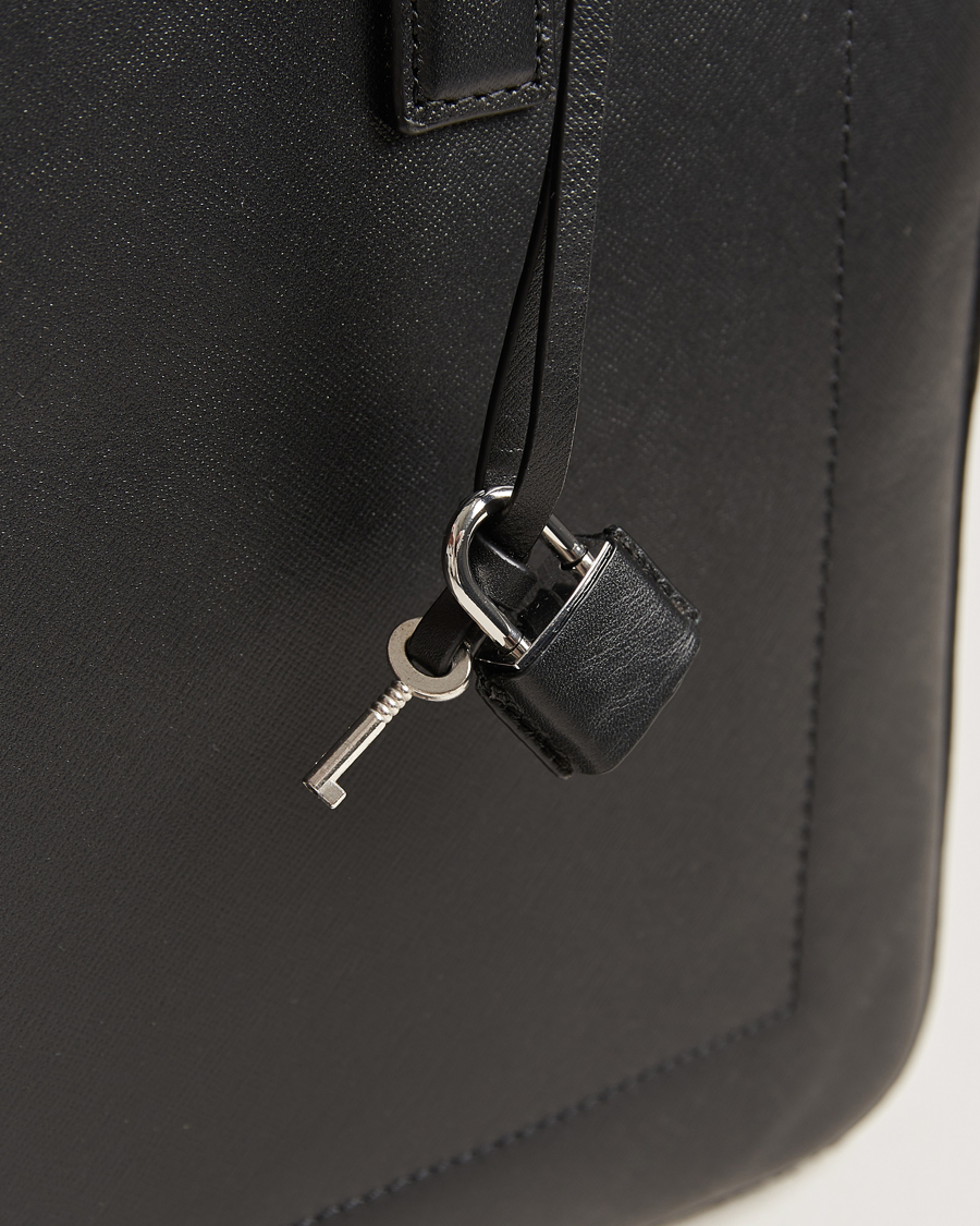 Herr | Tiger of Sweden Bowe Leather Briefcase Black | Tiger of Sweden | Bowe Leather Briefcase Black