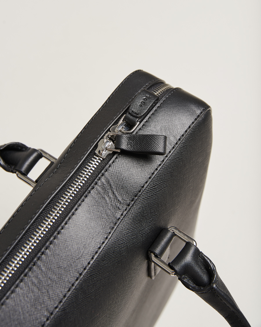 Herr | Tiger of Sweden Bowe Leather Briefcase Black | Tiger of Sweden | Bowe Leather Briefcase Black