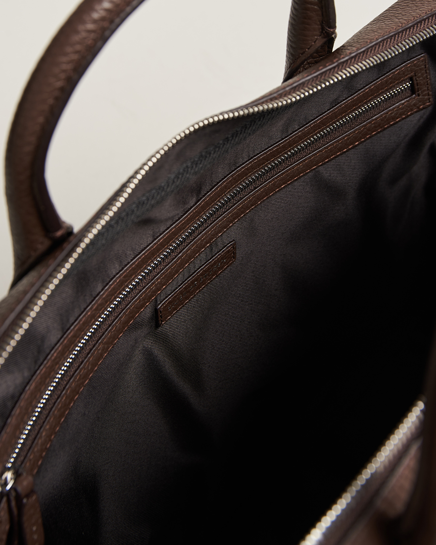 Herr | Tiger of Sweden Beckholmen Leather Briefcase Brown | Tiger of Sweden | Beckholmen Leather Briefcase Brown
