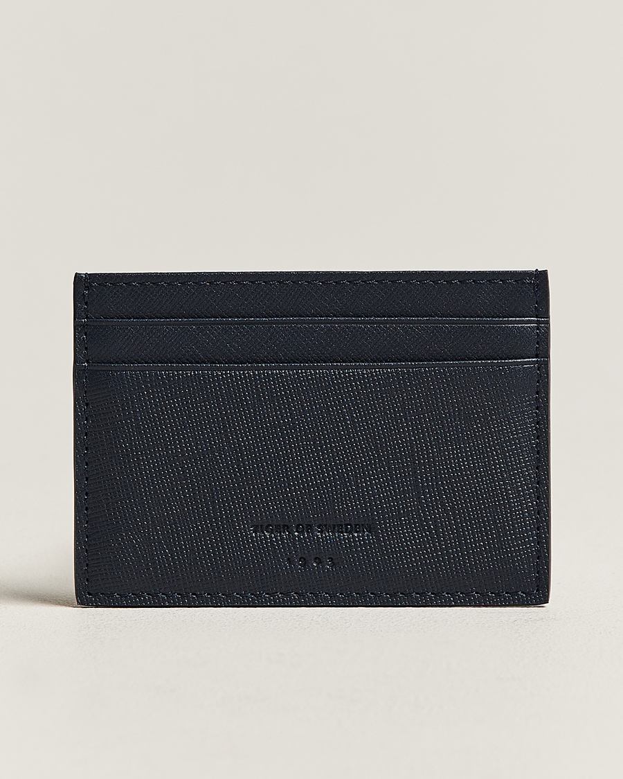 Herr | Tiger of Sweden Wharf Card Holder Midnight Blue | Tiger of Sweden | Wharf Card Holder Midnight Blue