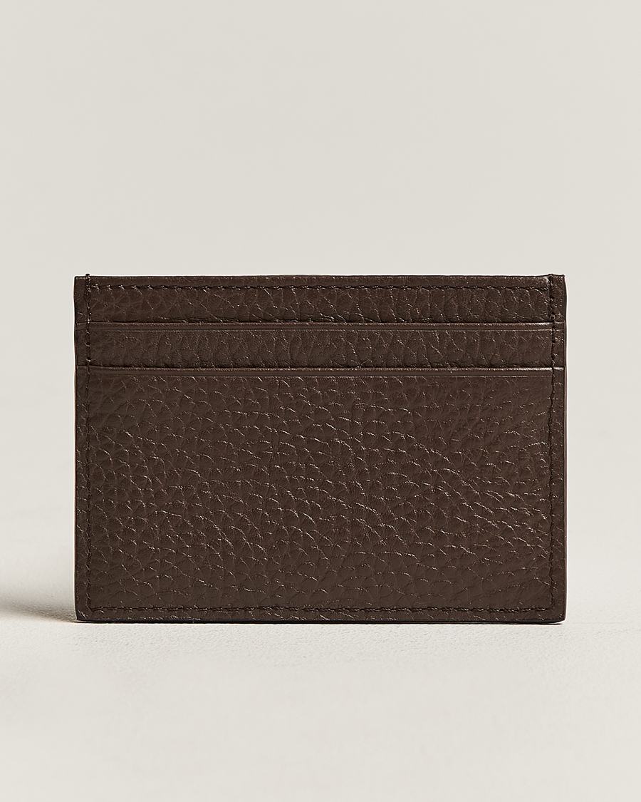 Herr | Korthållare | Tiger of Sweden | Wharf Leather Card Holder Brown