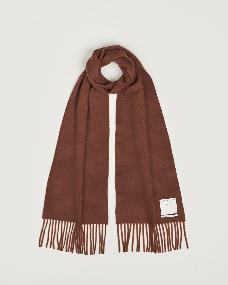 Herr | Tiger of Sweden Sylan Wool Scarf Golden Copper | Tiger of Sweden | Sylan Wool Scarf Golden Copper