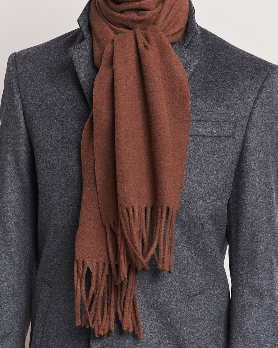 Herr | Tiger of Sweden Sylan Wool Scarf Golden Copper | Tiger of Sweden | Sylan Wool Scarf Golden Copper