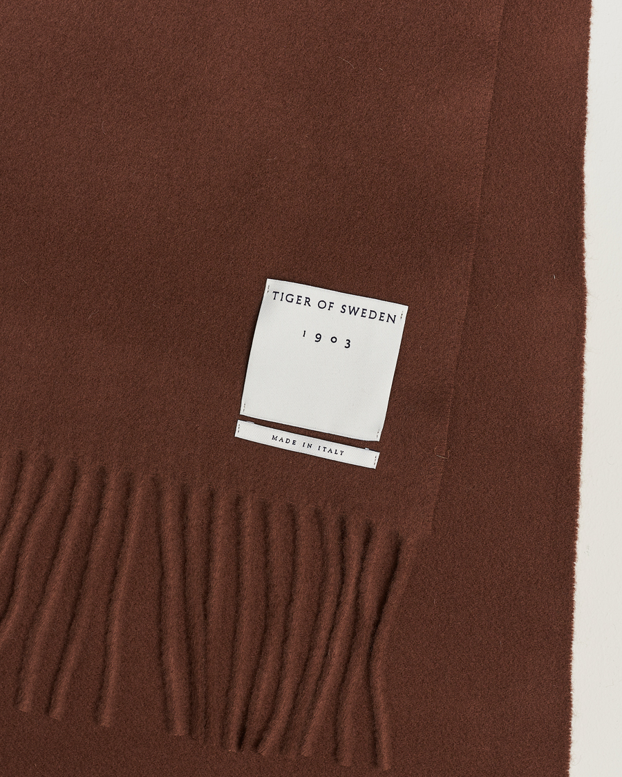 Herr | Tiger of Sweden Sylan Wool Scarf Golden Copper | Tiger of Sweden | Sylan Wool Scarf Golden Copper