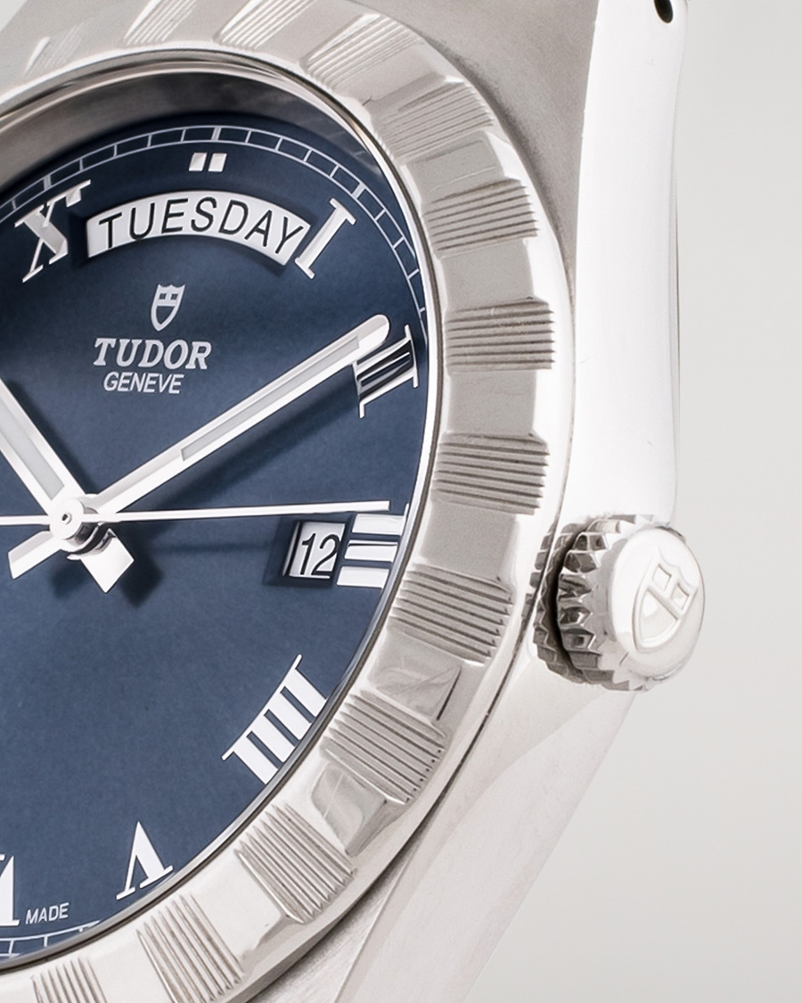 Herr | Pre-Owned & Vintage Watches | Tudor Pre-Owned | Royal Date Day 28600-91060 Steel Blue
