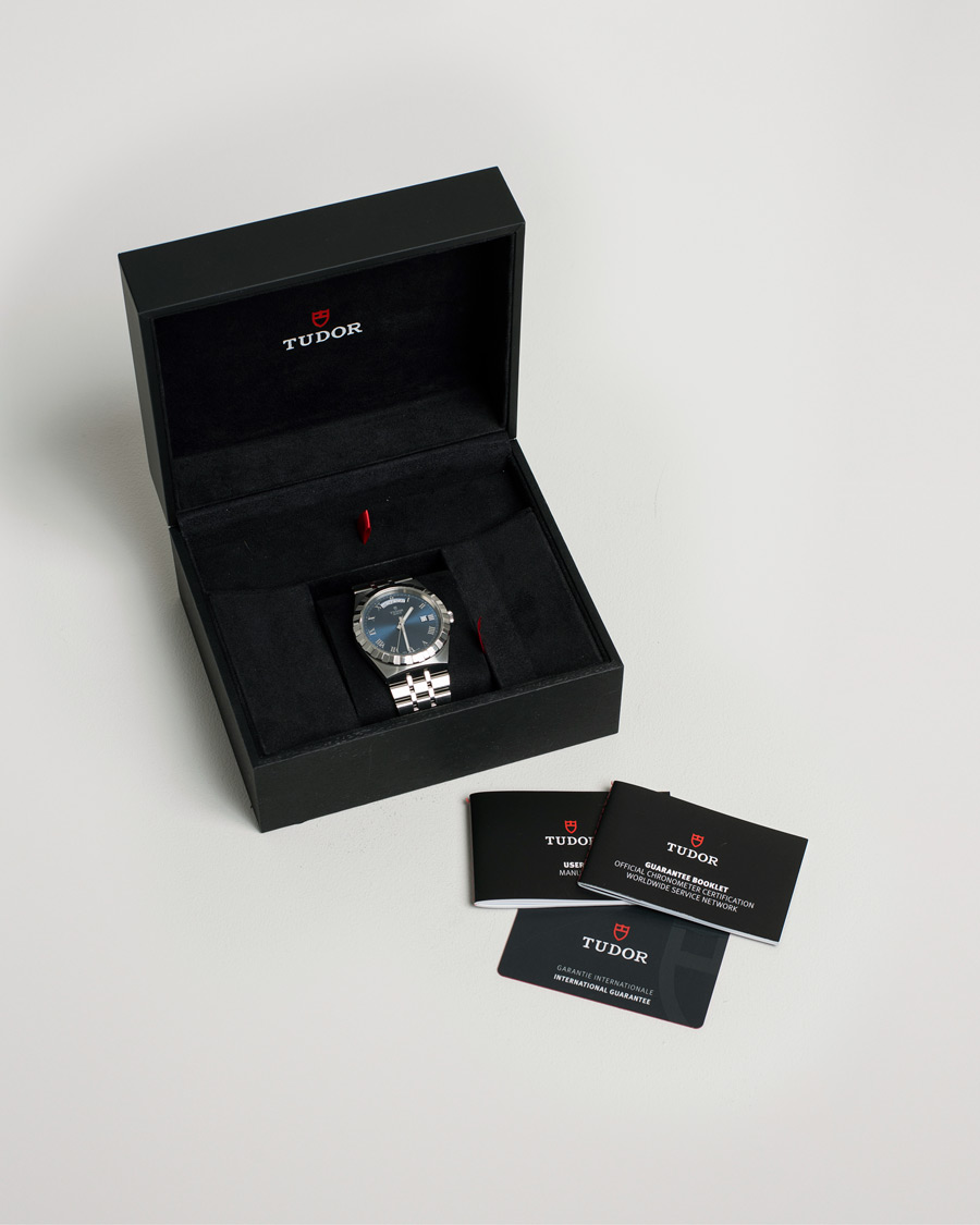 Herr | Pre-Owned & Vintage Watches | Tudor Pre-Owned | Royal Date Day 28600-91060 Steel Blue