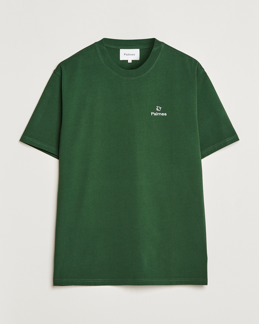 Herr | T-Shirts | Palmes | Allan T-Shirt Dark Green