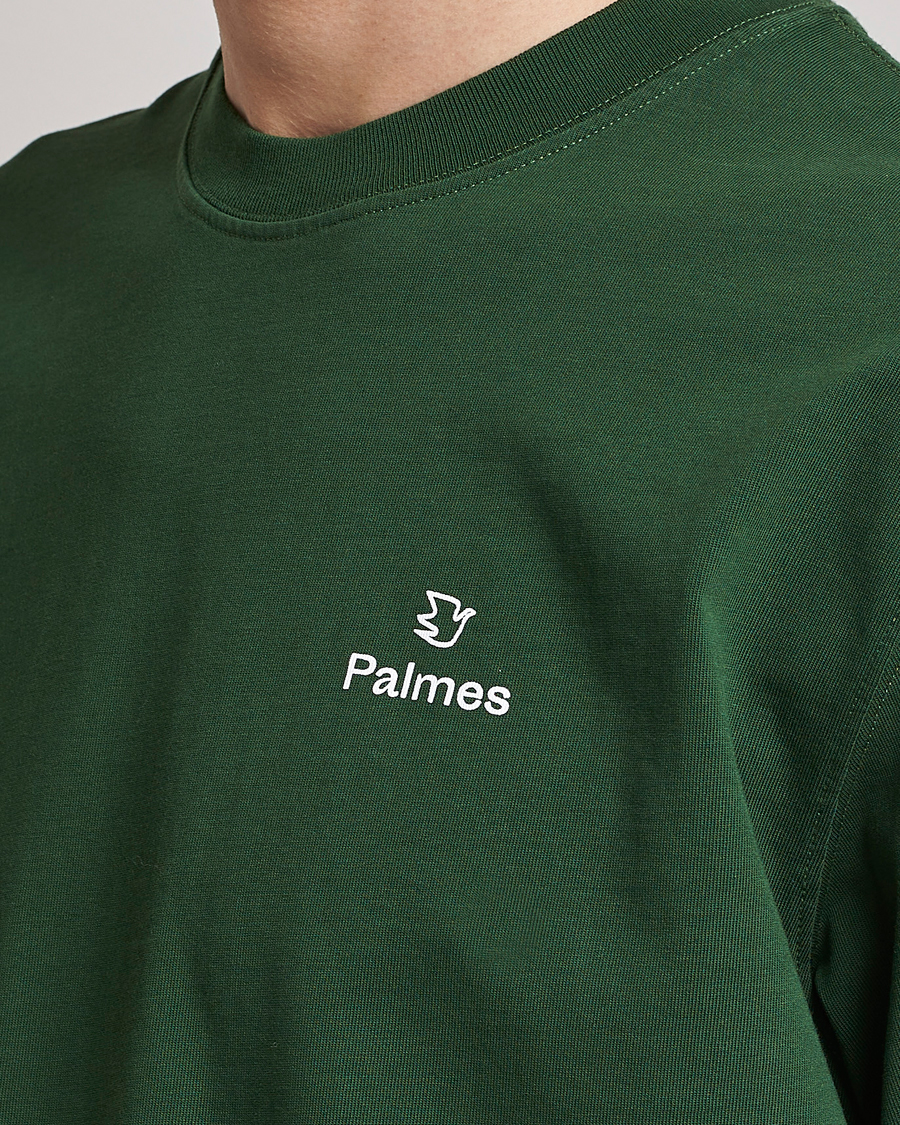 Herr | T-Shirts | Palmes | Allan T-Shirt Dark Green