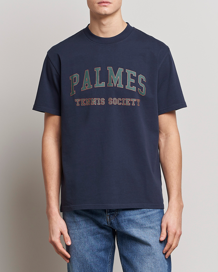 Herr | Palmes | Palmes | Ivan T-Shirt Navy