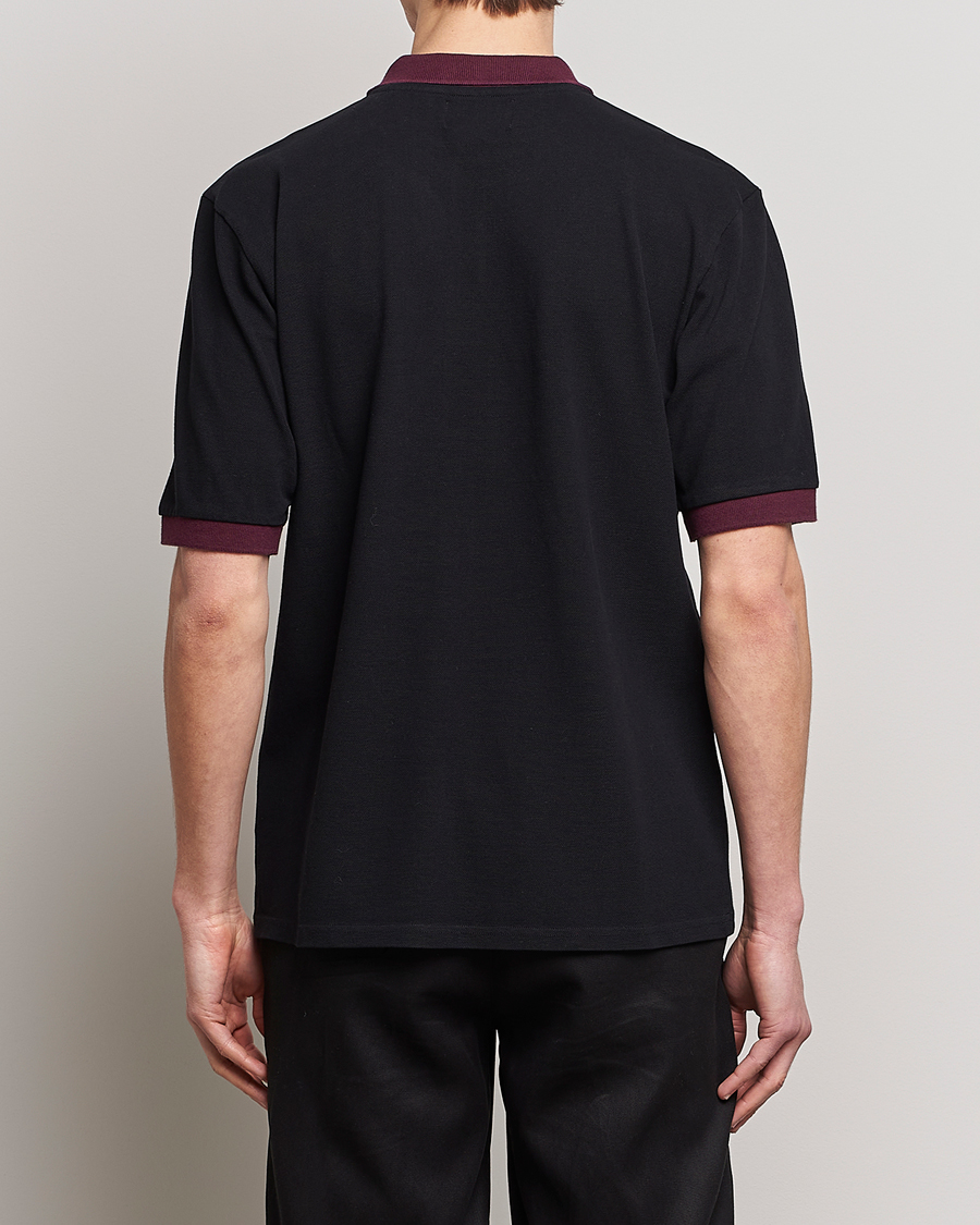 Herr | Pikéer | Palmes | Arthur Short Sleeve Polo Black