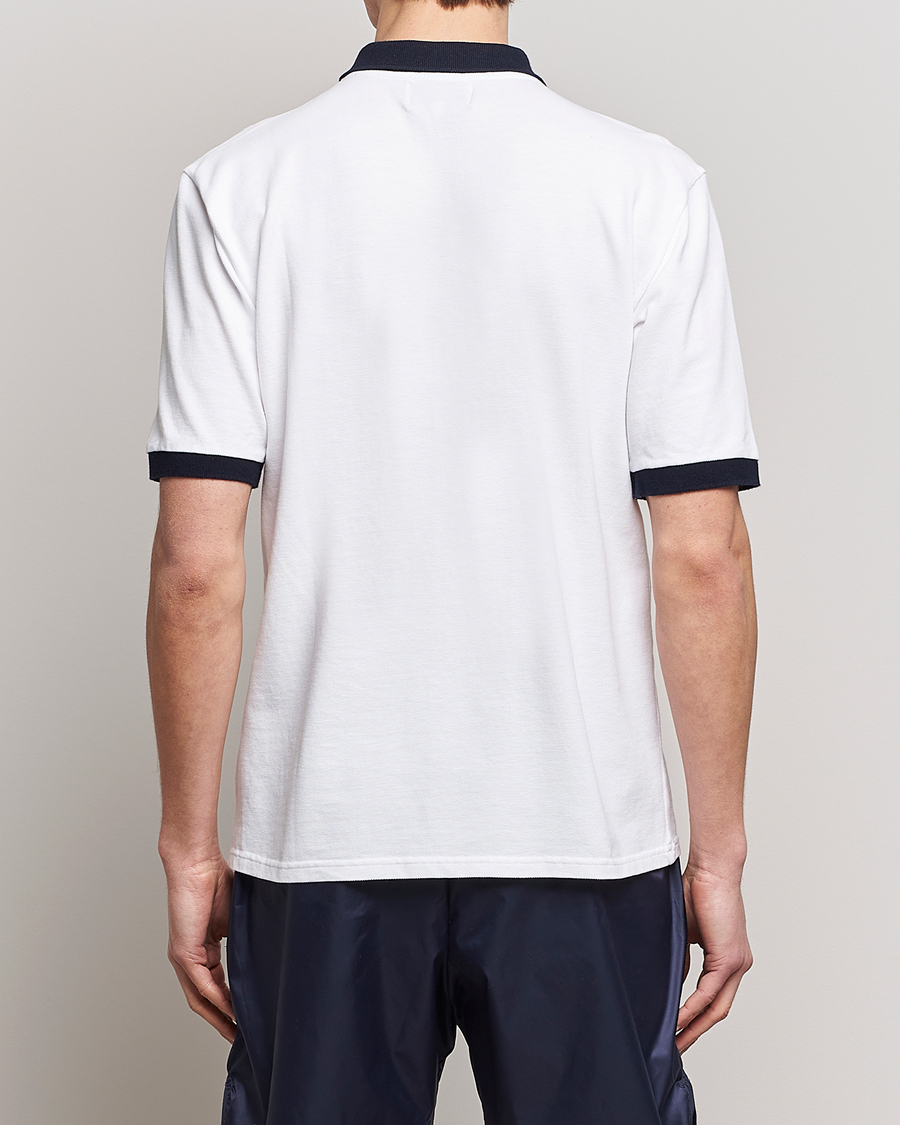 Herr | Pikéer | Palmes | Arthur Short Sleeve Polo White