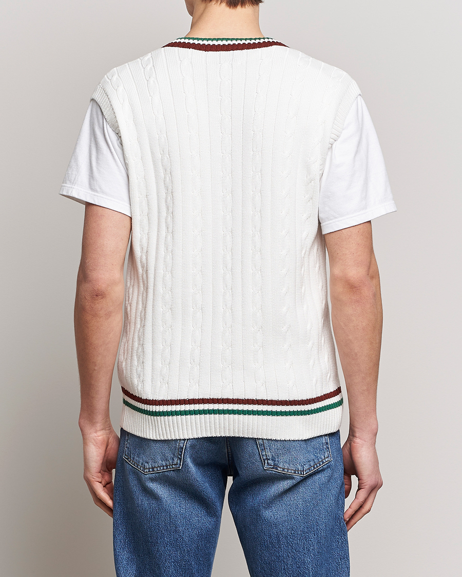 Herr | Tröjor | Palmes | James Knitted Vest White