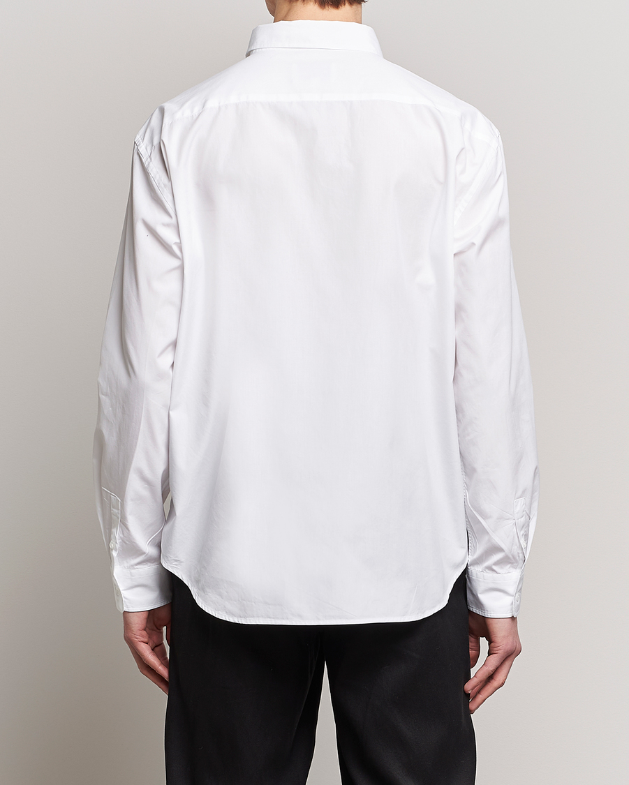 Herr | Skjortor | Palmes | Daryl Long Sleeve Poplin Shirt White